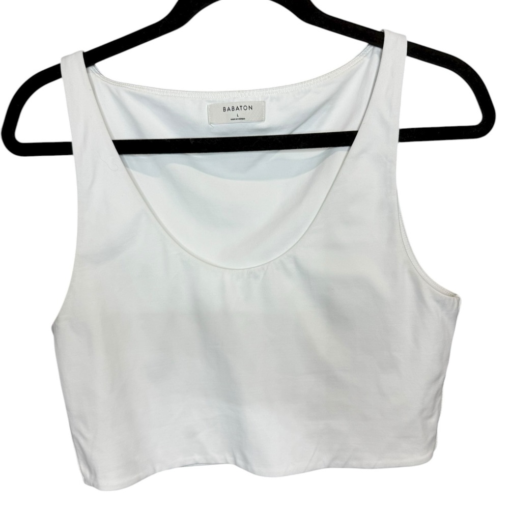 Babaton White Women's Tank Top Size‎ Large